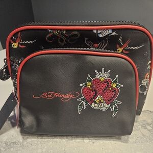NEW Ed Hardy 2 Pc Cosmetic Set